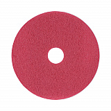 Buffing Floor Pads, 18" Diameter, Red, 5/Carton (4018RED)
