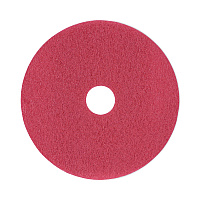 Buffing Floor Pads, 18" Diameter, Red, 5/Carton (4018RED)
