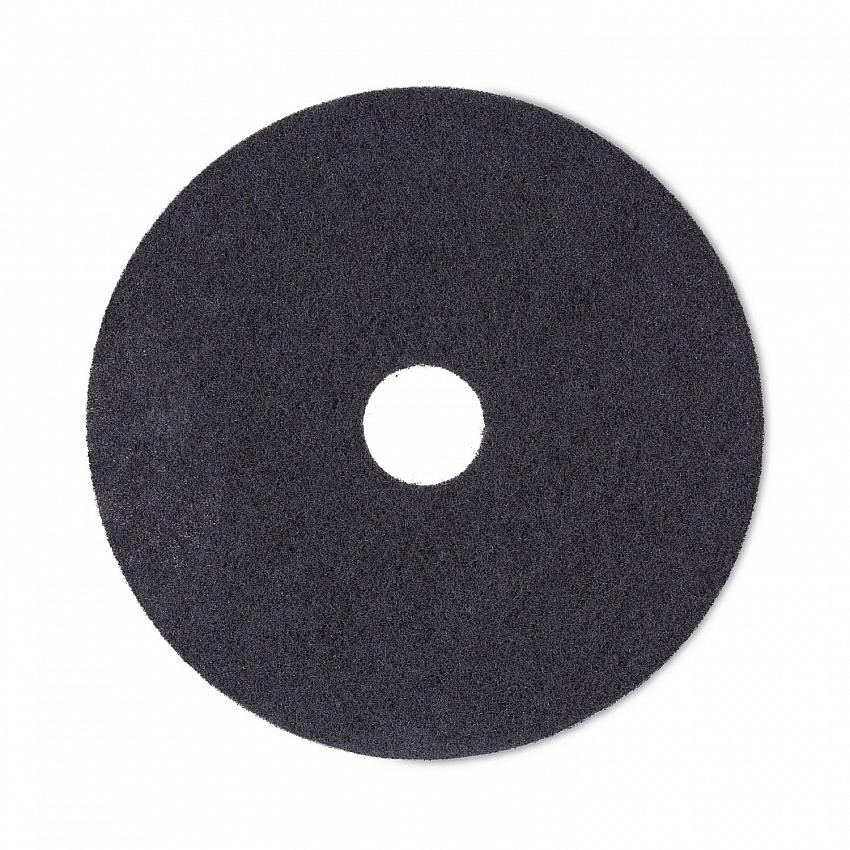 Stripping Floor Pads, 18" Diameter, Black, 5/Carton (4018BLA)