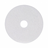 Polishing Floor Pads, 17" Diameter, White, 5/Carton (4017WHI)