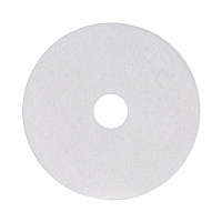 Polishing Floor Pads, 17" Diameter, White, 5/Carton (4017WHI)
