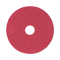 Buffing Floor Pads, 17" Diameter, Red, 5/Carton (4017RED)