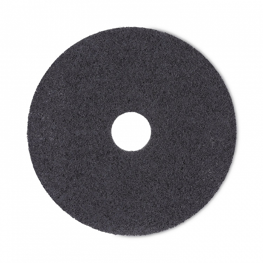 High Performance Stripping Floor Pads, 17" Diameter, Black, 5/Carton (4017HIP)