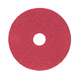 Buffing Floor Pads, 16" Diameter, Red, 5/Carton (4016RED)