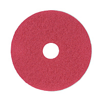 Buffing Floor Pads, 16" Diameter, Red, 5/Carton (4016RED)