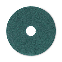 Heavy-Duty Scrubbing Floor Pads, 16" Diameter, Green, 5/Carton (4016GRE)
