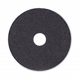 Stripping Floor Pads, 16" Diameter, Black, 5/Carton (4016BLA)