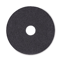 Stripping Floor Pads, 16" Diameter, Black, 5/Carton (4016BLA)