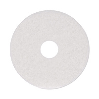 Polishing Floor Pads, 15" Diameter, White, 5/Carton (4015WHI)