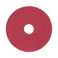Buffing Floor Pads, 15" Diameter, Red, 5/Carton (4015RED)