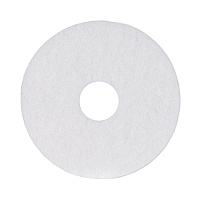 Polishing Floor Pads, 13" Diameter, White, 5/Carton (4013WHI)