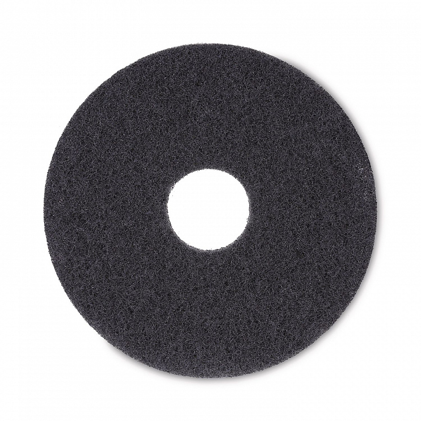 Stripping Floor Pads, 13" Diameter, Black, 5/Carton (4013BLA)