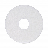 Polishing Floor Pads, 12" Diameter, White, 5/Carton (4012WHI)