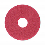 Buffing Floor Pads, 12" Diameter, Red, 5/Carton (4012RED)