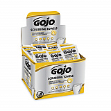 Scrubbing Towels in Counter Display, Hand Cleaning, 12.25 x 10.5, Fresh Citrus, 4 Boxes, 80 Individually Wrapped Wipes/Carton (638004)