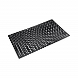 Safewalk-Light Wet/Oily Floor Anti-Fatigue Drainage Mats, 0.5" Thick, 36" x 10 ft, Black Perforated Surface (WSCT31BK)