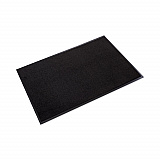 Rely-On Olefin Indoor Wiper Mat, Rectangular, Black Cut Pile Surface, 36" x 60" (GS0035BK)