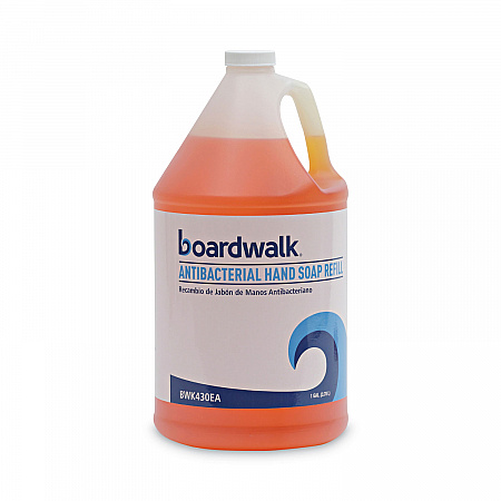 Antibacterial Liquid Soap Refill, Clean Scent, 1 gal Bottle, 4/Carton (430CT)