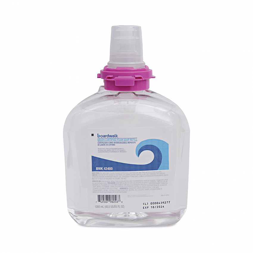 Green Certified Foam Soap Refill, Unscented, 1,200 mL, 2/Carton (42400)