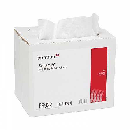 Sontara EC Wipers, 16.5 x 12, White, Interfold Twin Dispenser, 250/Carton (MPR922)