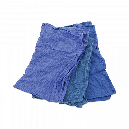 Reclaimed Surgical Huck Towels, Blue, 10 lb/Carton (53910)