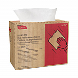 Tuff-Job Spunlace Towels, Pop Up Box, 9.75 x 16.75, White, 100/Box, 10 Boxes/Carton (W710)