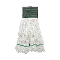 Saddleback Loop End Rayon Mop Head, Rayon, Medium, 14 oz, White, Dozen (SP200M14DZ)