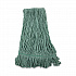 Narrowband Looped-End Mop Head, Premium Standard Head, Cotton/Rayon Fiber, Medium, Green, 12/Carton (502GNNB)