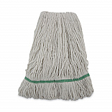 Narrowband Looped-End Mop Head, Premium Standard Head, Cotton/Rayon /Synthetic Fiber, Medium, White (502WHNB)