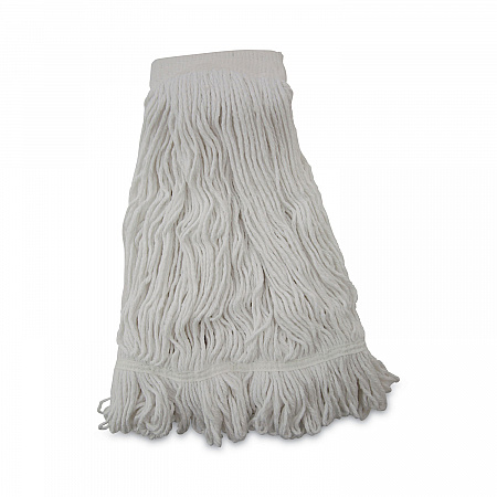 Mop Head, Pro Loop Web/Tailband, Premium Saddleback Head, Rayon, 24 oz., White, 12/Carton (524R)