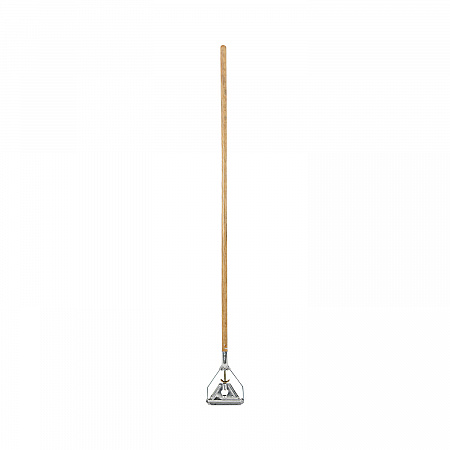 Quick Change Metal Head Wooden Mop Handle, Junior, 54