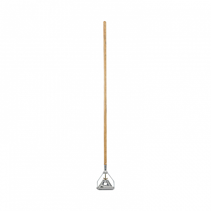 Quick Change Metal Head Wooden Mop Handle, Junior, 54", Natural (601)