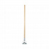 Screw Clamp Metal Head Wooden Mop Handle, #20+, 62