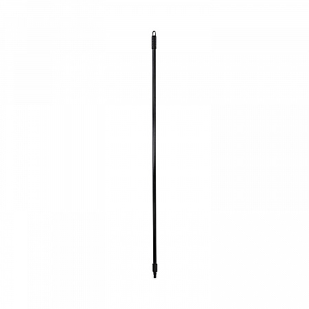 Fiberglass Broom Handle, Nylon Plastic Threaded End, 1