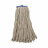 Cut-End Lie-Flat Wet Mop Head, Cotton, 16 oz, White, 12/Carton (716CCT)