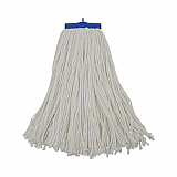 Cut-End Lie-Flat Wet Mop Head, Rayon, 16 oz, White, 12/Carton (716RCT)