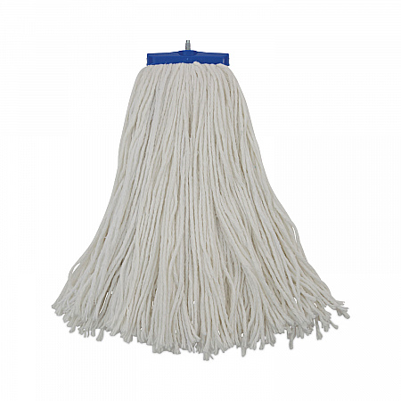 Cut-End Lie-Flat Wet Mop Head, Rayon, 16 oz, White, 12/Carton (716RCT)