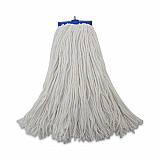 Mop Head, Economical Lie-Flat Head, Rayon Fiber, 20 oz, White, 12/Carton (720R)