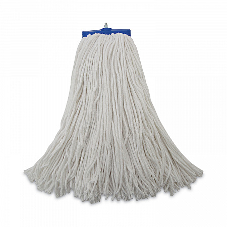 Mop Head, Economical Lie-Flat Head, Rayon Fiber, 20 oz, White, 12/Carton (720R)