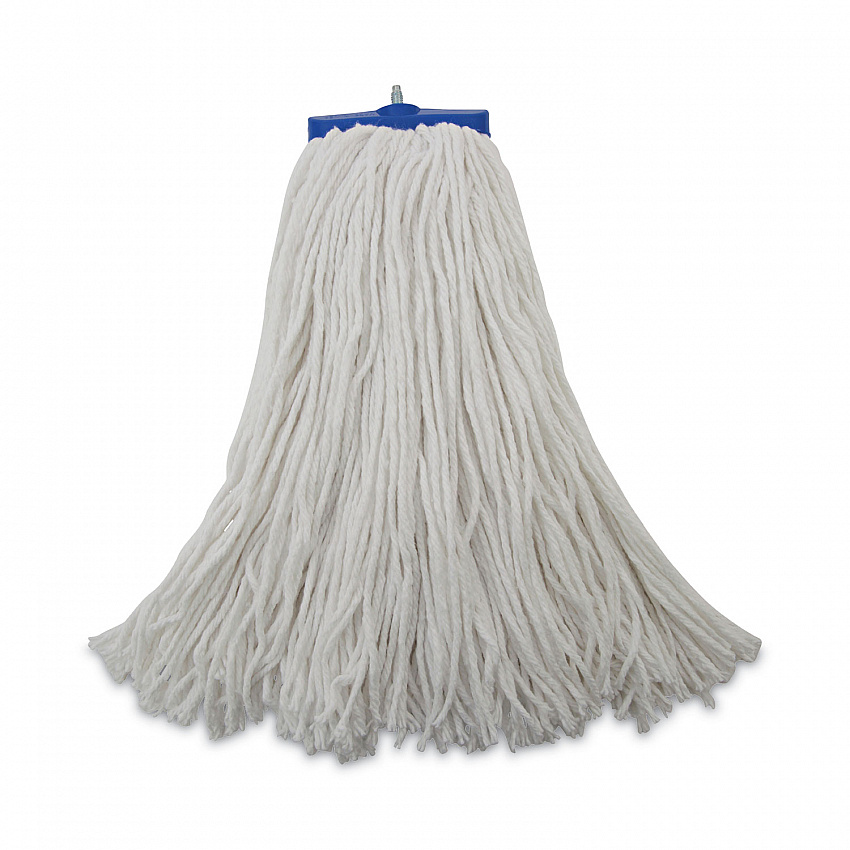 Mop Head, Economical Lie-Flat Head, Rayon Fiber, 20 oz, White, 12/Carton (720R)