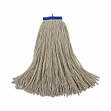 Cut-End Lie-Flat Wet Mop Head, Cotton, 24 oz, White (724CEA)