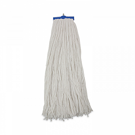 Mop Head, Economical Lie-Flat Head, Rayon Fiber, 32 oz, White, 12/Carton (732R)