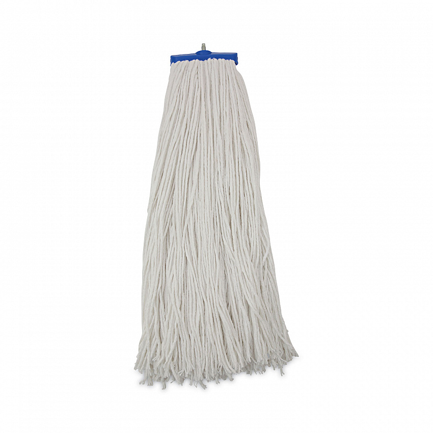 Mop Head, Economical Lie-Flat Head, Rayon Fiber, 32 oz, White, 12/Carton (732R)