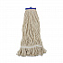 Mop Head, Lie-Flat Head, Cotton Fiber, 24 oz, White, 12/Carton (824C)