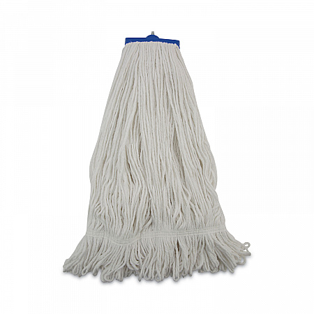 Mop Head, Lie-Flat Head, Rayon Fiber, 24 oz, White, 12/Carton (824R)