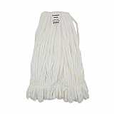 Mop Head, Looped, Enviro Clean With Tailband, Cotton/Synthetic, Large, White, 12/Carton (8003)