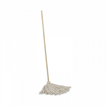 Cotton Deck Mop, #24 White Cotton Head, 50