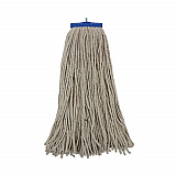 Mop Head, Lie-Flat Head, Cotton Fiber, 24 oz., White, 12/Carton (CM22024)
