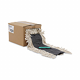 Flash Forty Disposable Dust Mop Heads, Cotton, 5", Natural (FF40)