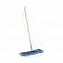 Dry Mopping Kit, 24 x 5 Blue Synthetic Head, 60